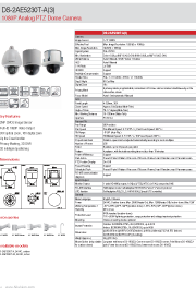 Katalog zařízení DS-2AE5230T-A