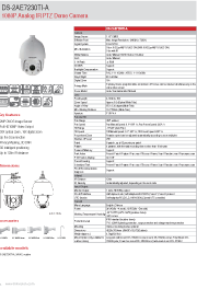 Katalog zařízení DS-2AE7230TI-A